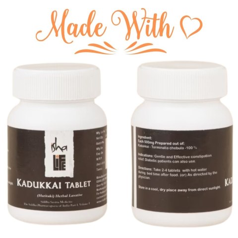 Haritaki / Kadukkai Tabletten, 60 Stk. Haritaki / Kadukkai Tabletten, 60 Stk.