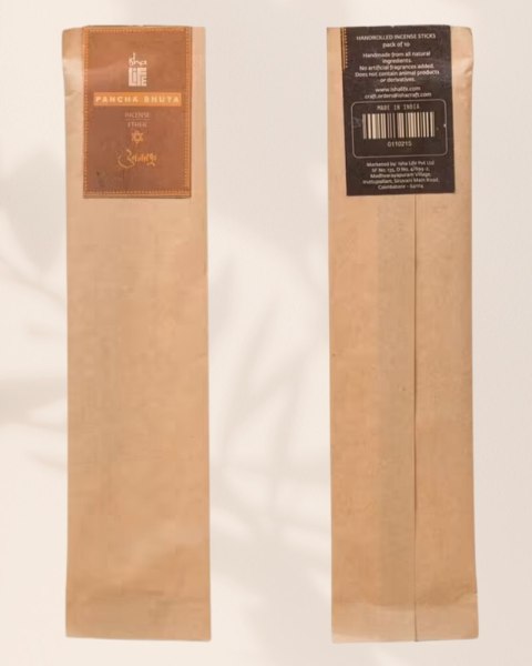 Räucherstäbchen PANCHA BHUTA Natural Aakash/Ether Räucherstäbchen (Packung mit 10 Stäbchen) Räucherstäbchen PANCHA BHUTA Natural Aakash/Ether Räucherstäbchen (Packung mit 10 Stäbchen)