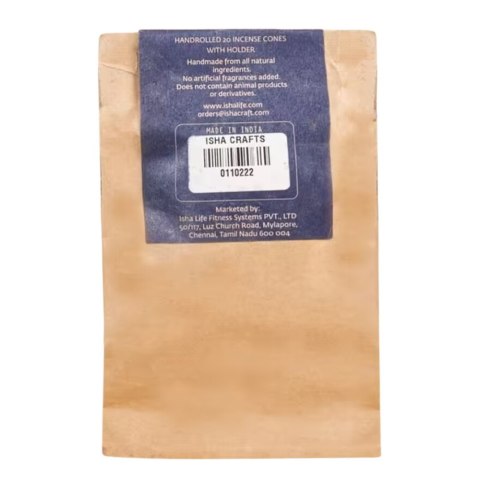 Natürliche konische Eukalyptus-Räucherstäbchen (Packung mit 20 Kegeln) Natürliche konische Eukalyptus-Räucherstäbchen (Packung mit 20 Kegeln)