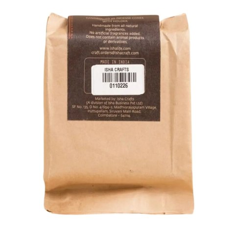Pancha Bhuta Erde Konische Räucherstäbchen (Packung mit 20 Kegeln) Pancha Bhuta Erde Konische Räucherstäbchen (Packung mit 20 Kegeln)
