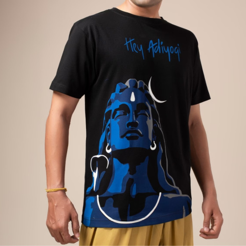 Koszulka Hey Adiyogi Unisex T Shirt (Glow in the dark) L Koszulka Hey Adiyogi Unisex T Shirt (Glow in the dark) L