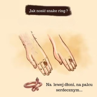 Schlangenring Sarpa Sutra Kupfer (Größe L)