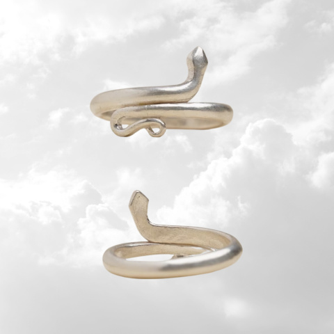 Snake Ring Sarpa Sutra srebro (Rozmiar L) Snake Ring Sarpa Sutra srebro (Rozmiar L)