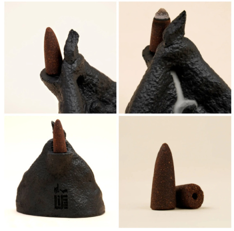 Adiyogi Backflow - Räucherstäbchenhalter + 15 Räucherstäbchen Adiyogi Backflow - Räucherstäbchenhalter + 15 Räucherstäbchen