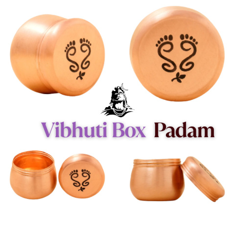 PADAM Barrel Kupferbox für Vibhuti (hoch) ISHA PADAM Barrel Kupferbox für Vibhuti (hoch) ISHA