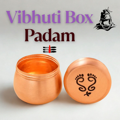 PADAM Barrel Kupferbox für Vibhuti (hoch) ISHA PADAM Barrel Kupferbox für Vibhuti (hoch) ISHA