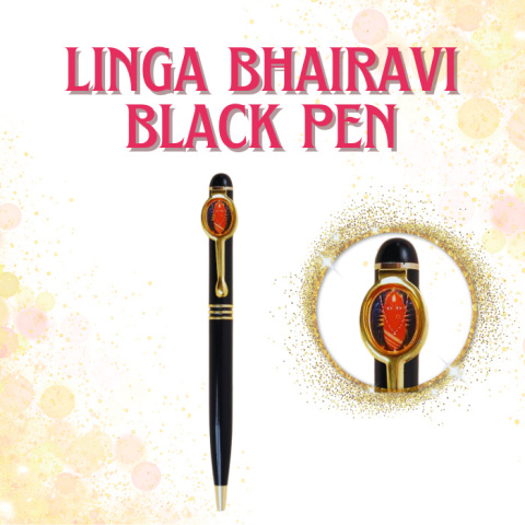 Kugelschreiber Linga Bhairavi Black Ball ISHA Kugelschreiber Linga Bhairavi Black Ball ISHA
