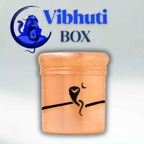 Kupferdose für Vibhuti (hoch) - Naga Kupferdose für Vibhuti (hoch) - Naga
