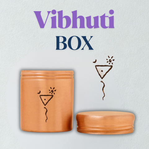 TRIGUN Kupfer Vibhuti Box (Hoch) - Trigun TRIGUN Kupfer Vibhuti Box (Hoch) - Trigun