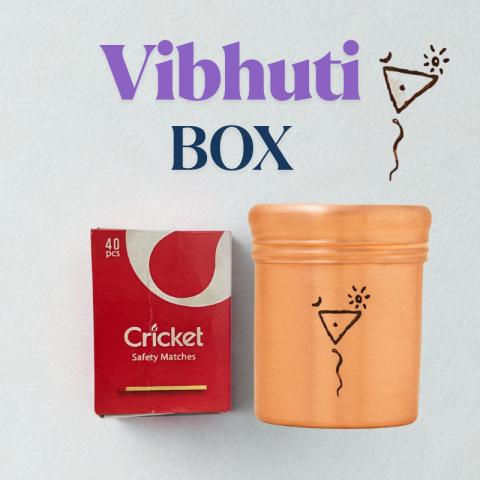 TRIGUN Kupfer Vibhuti Box (Hoch) - Trigun TRIGUN Kupfer Vibhuti Box (Hoch) - Trigun