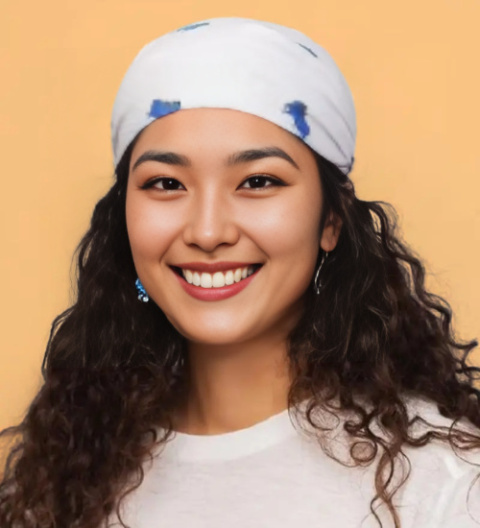 Nandi Bandana in off-white aus ISHA Bio-Baumwolle Nandi Bandana in off-white aus ISHA Bio-Baumwolle