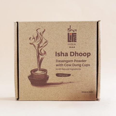 Dasangam Dhoop (handgemachtes Pulver) in Tassen (12 Stk.) Dasangam Dhoop (handgemachtes Pulver) in Tassen (12 Stk.)