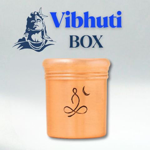 TRIGUN Kupfer Vibhuti Box (Hoch) - Trigun TRIGUN Kupfer Vibhuti Box (Hoch) - Trigun