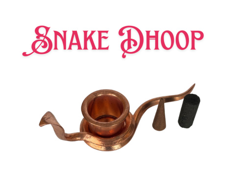 Traditioneller Snake Dhoop Stand (Copper) ISHA Traditioneller Snake Dhoop Stand (Copper) ISHA
