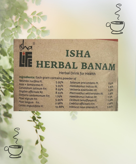 ISHA HERBAL BANAM Kräutergetränk für die Gesundheit 100g ISHA HERBAL BANAM Kräutergetränk für die Gesundheit 100g