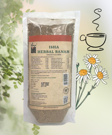 ISHA HERBAL BANAM Kräutergetränk für die Gesundheit 100g ISHA HERBAL BANAM Kräutergetränk für die Gesundheit 100g