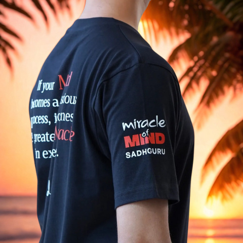 Miracle of Mind T-Shirt Größen ISHA UNISEX Miracle of Mind T-Shirt Größen ISHA UNISEX