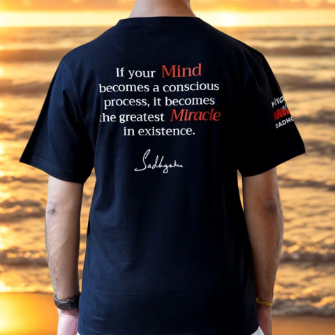 Miracle of Mind T-Shirt Größen ISHA UNISEX Miracle of Mind T-Shirt Größen ISHA UNISEX
