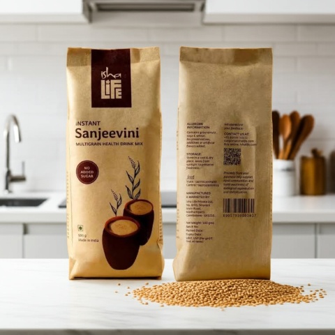 Sanjeevini Instant 500g Neues Instant-Mehrkorn-Gesundheitsgetränk Sanjeevini Instant 500g Neues Instant-Mehrkorn-Gesundheitsgetränk