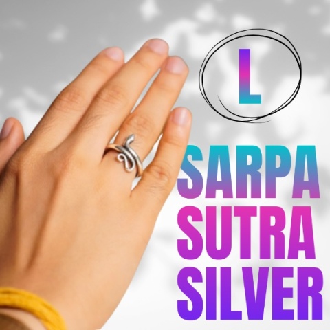 Schlangenring Sarpa Sutra silber (Größe L) Schlangenring Sarpa Sutra silber (Größe L)